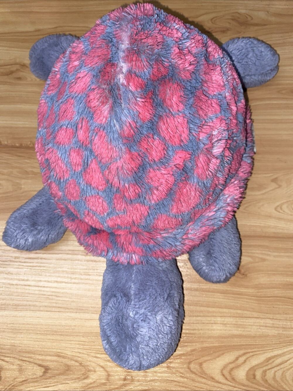Jellycat Tootle Tortoise Plush Stuffed Animal Grey Pink Spots 12" Turtle
